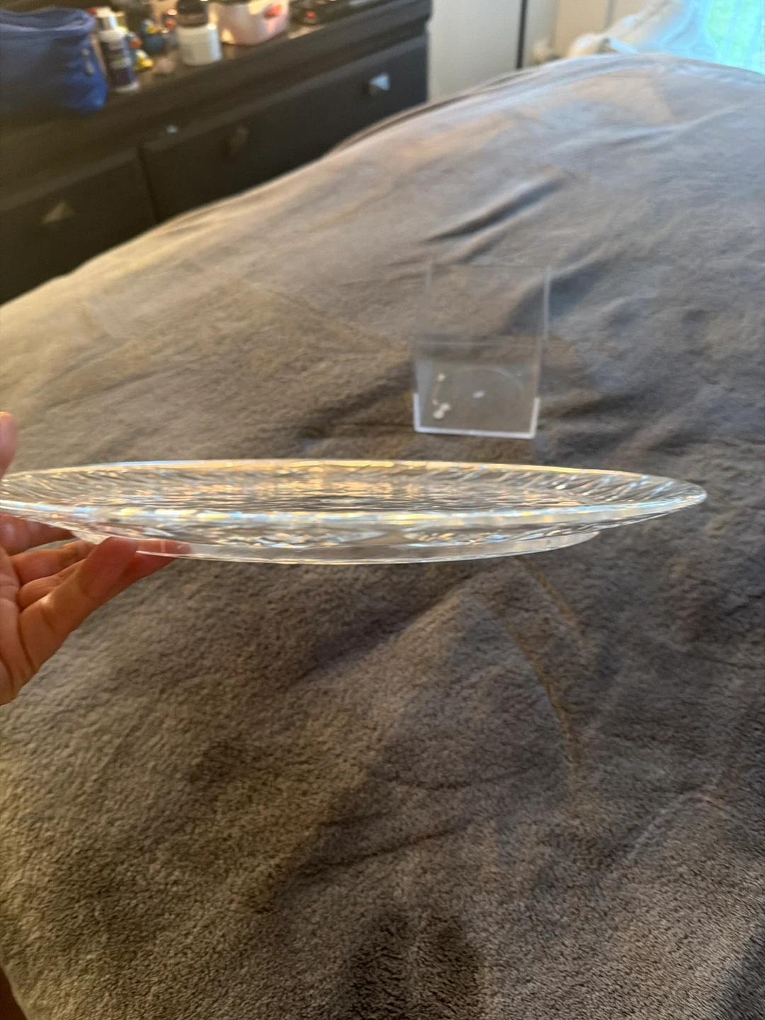 Clear Acrylic Cake Stand with Square Base - photo 3