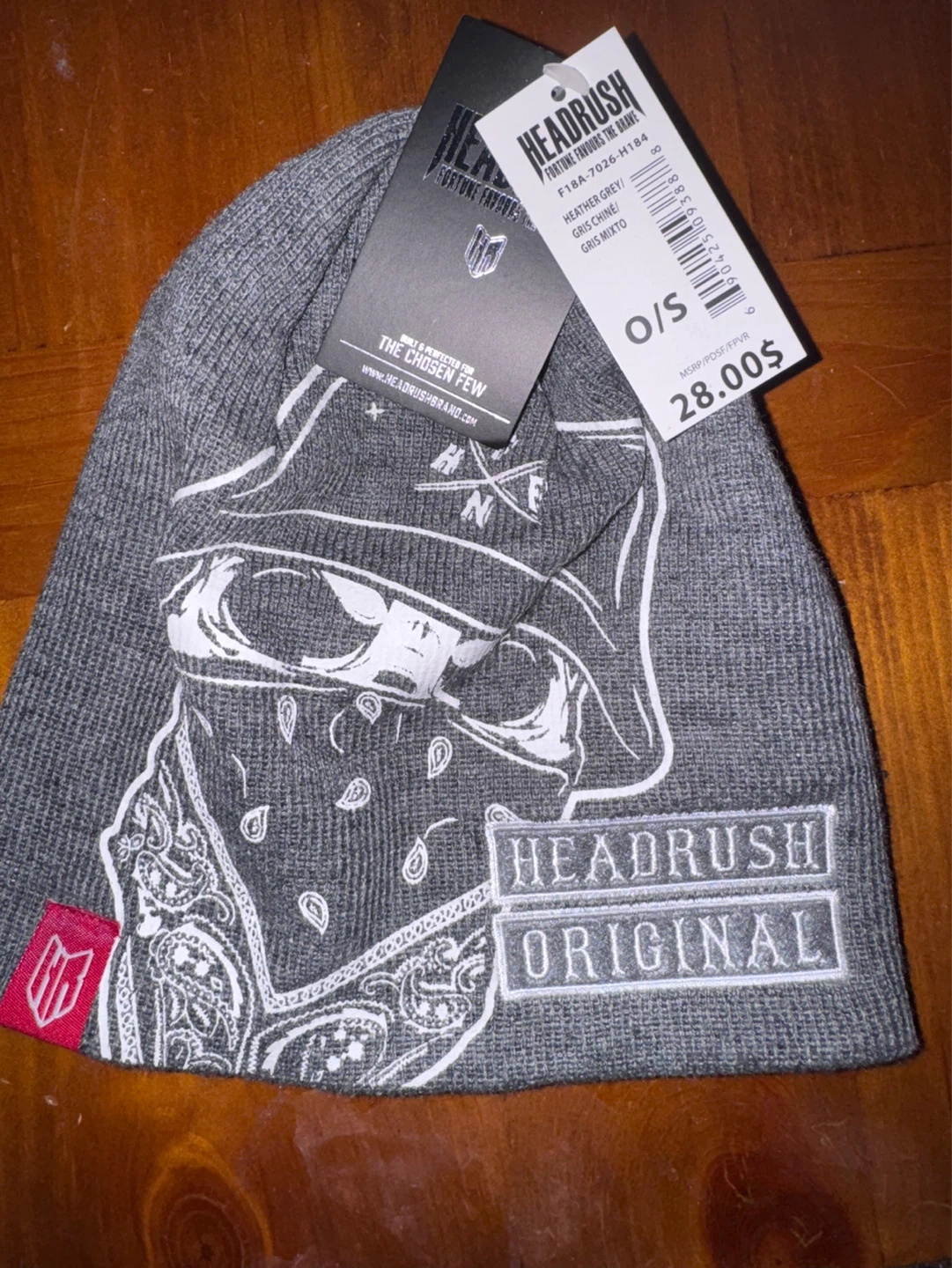 Headrush Original Beanie Hat - Heather Grey