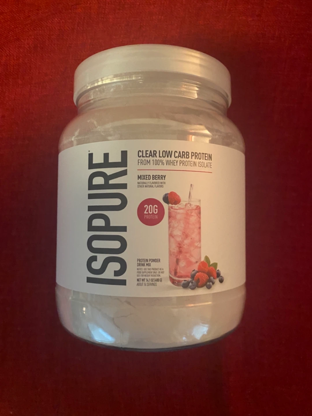 Isopure Clear Low Carb Protein Powder