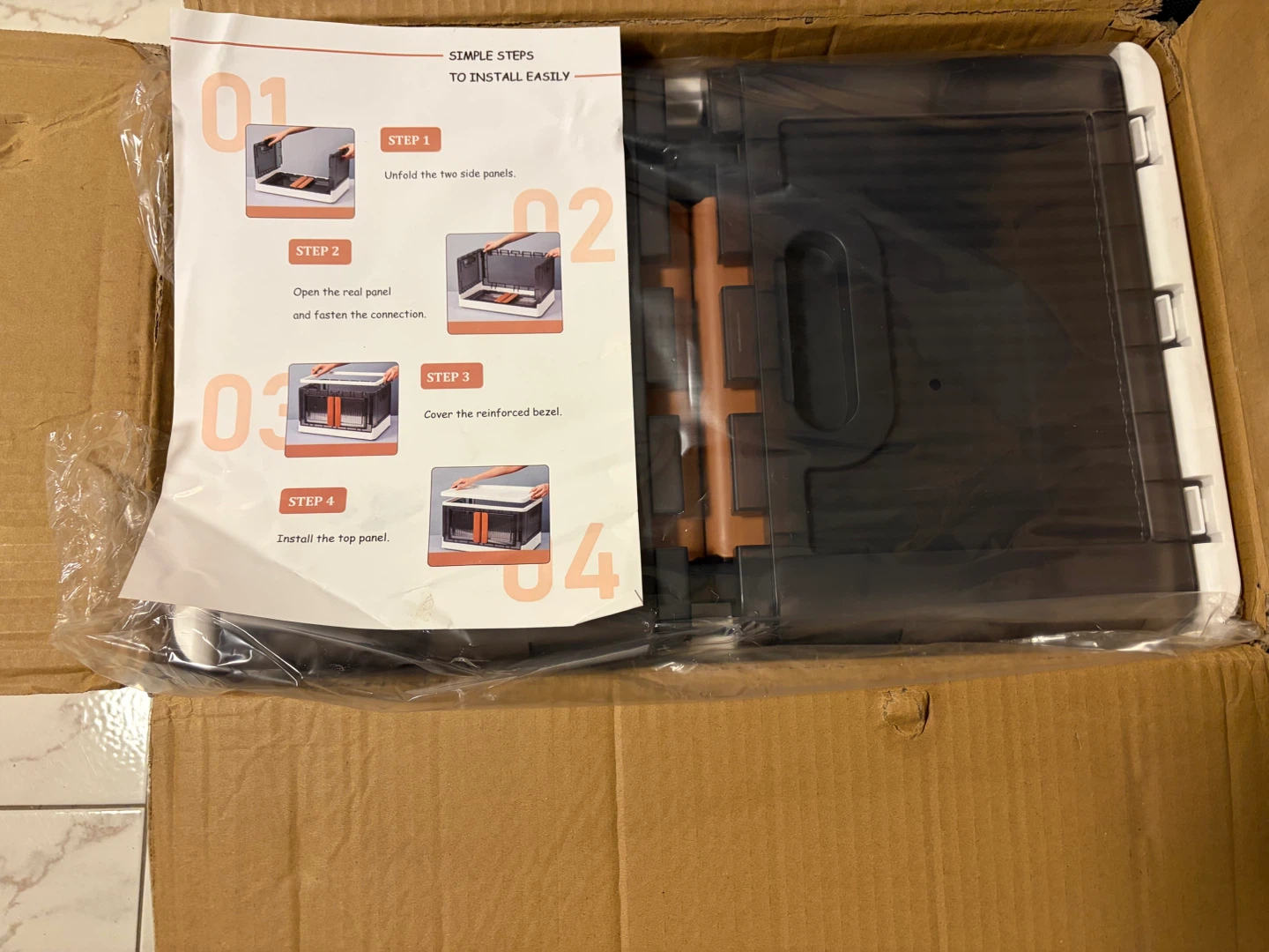 Foldable Storage Bin with Double Doors - photo 3