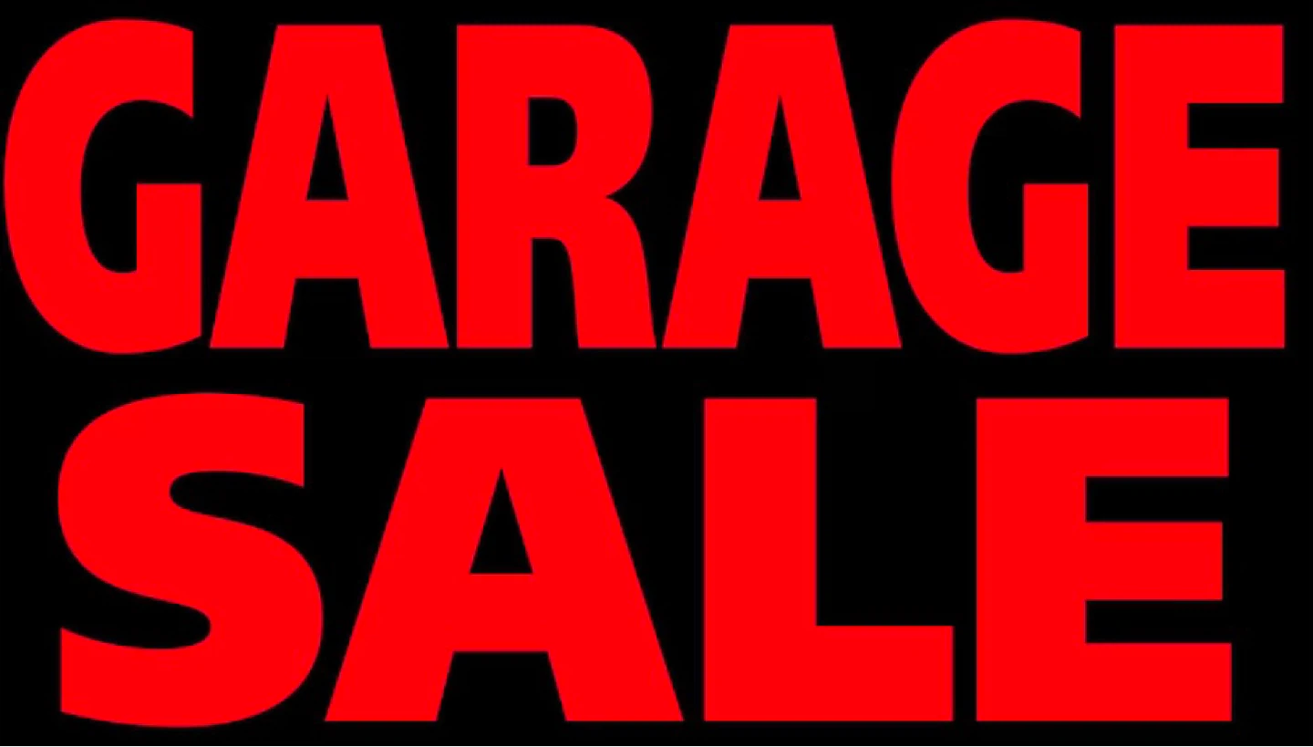 Garage Sale Sunday June 7th