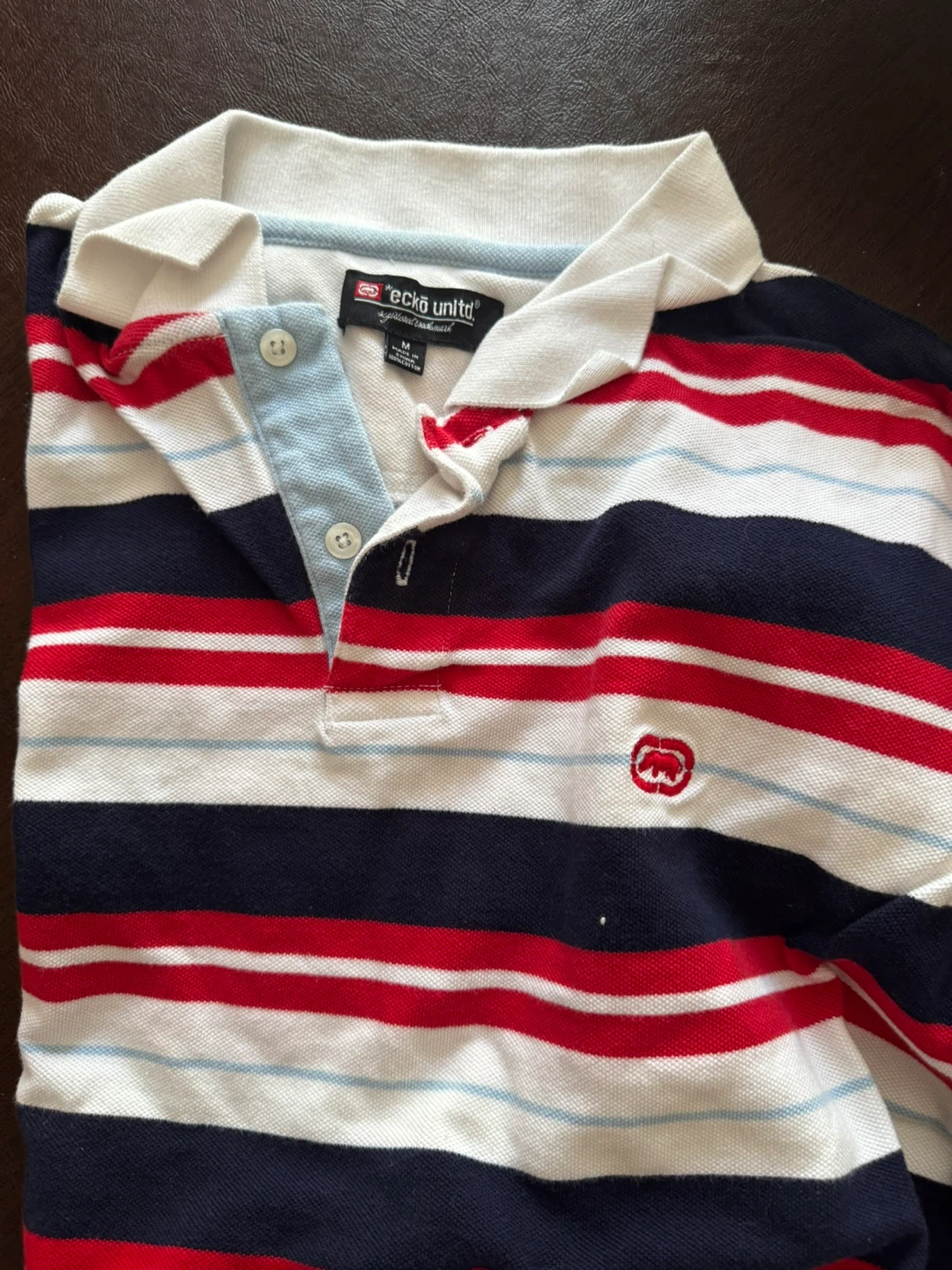 Ecko Unltd. Striped Polo Shirt Men's Size M