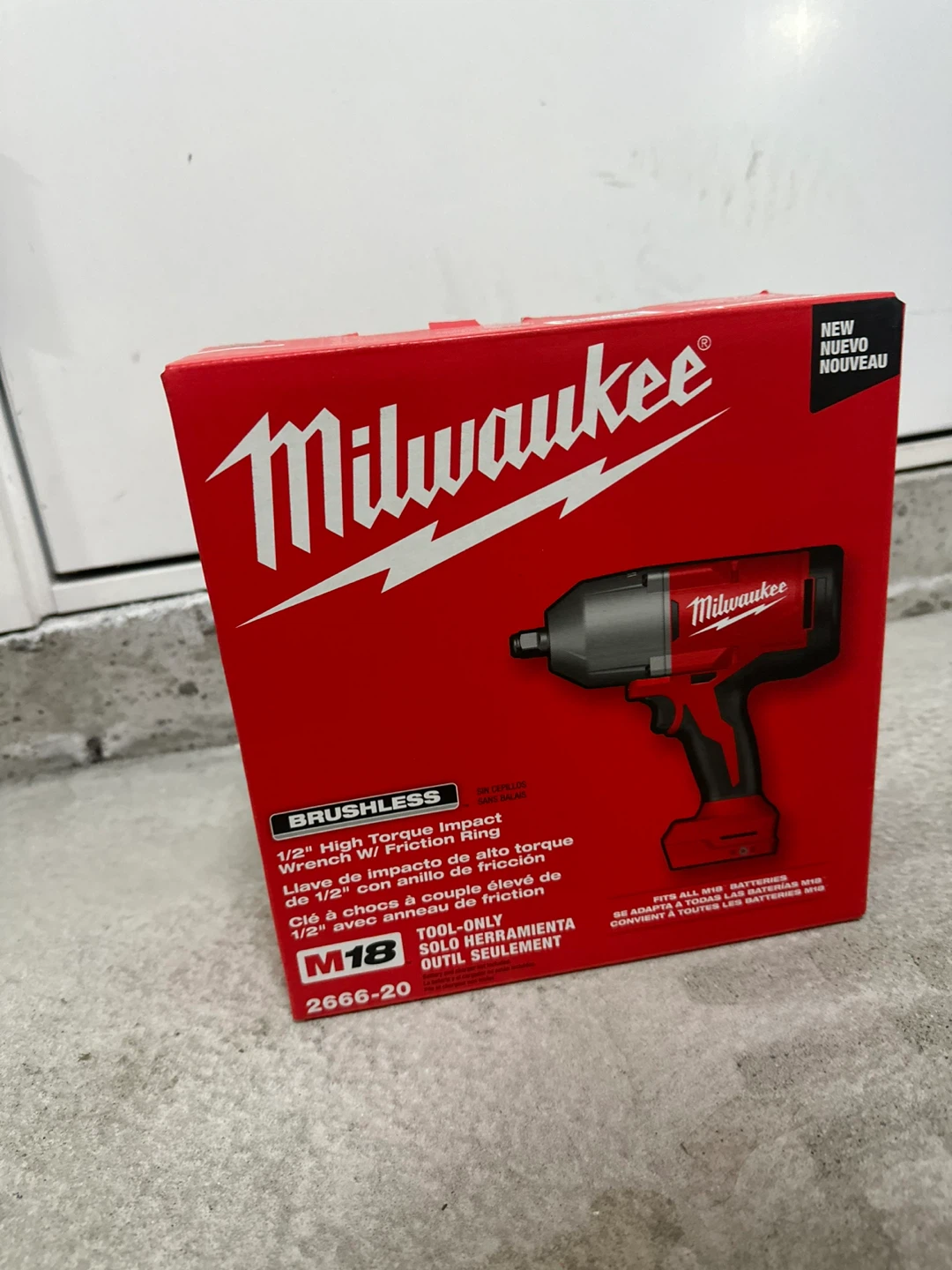 Milwaukee M18 1/2" High Torque Impact Wrench Tool Only 2666-20