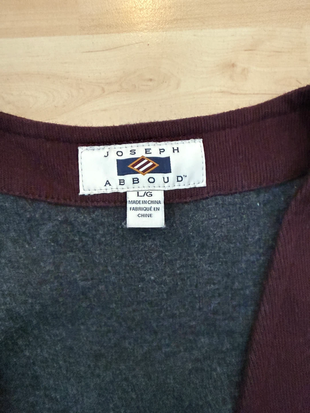 Joseph Abboud burgundy vest size L - photo 5