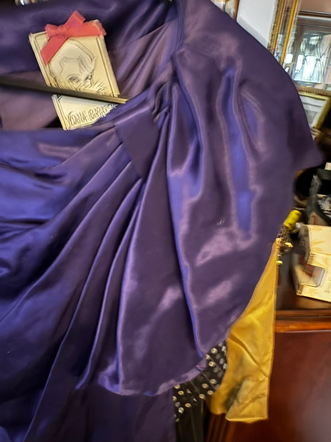 Yoana Baraschi Purple Ruched Dress Size 4 - photo 2