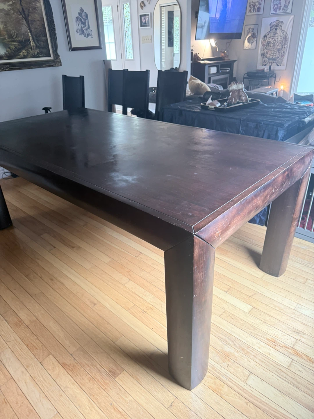 Urban Barn Solid Acacia Wood 8 Seat Dining Set - photo 3