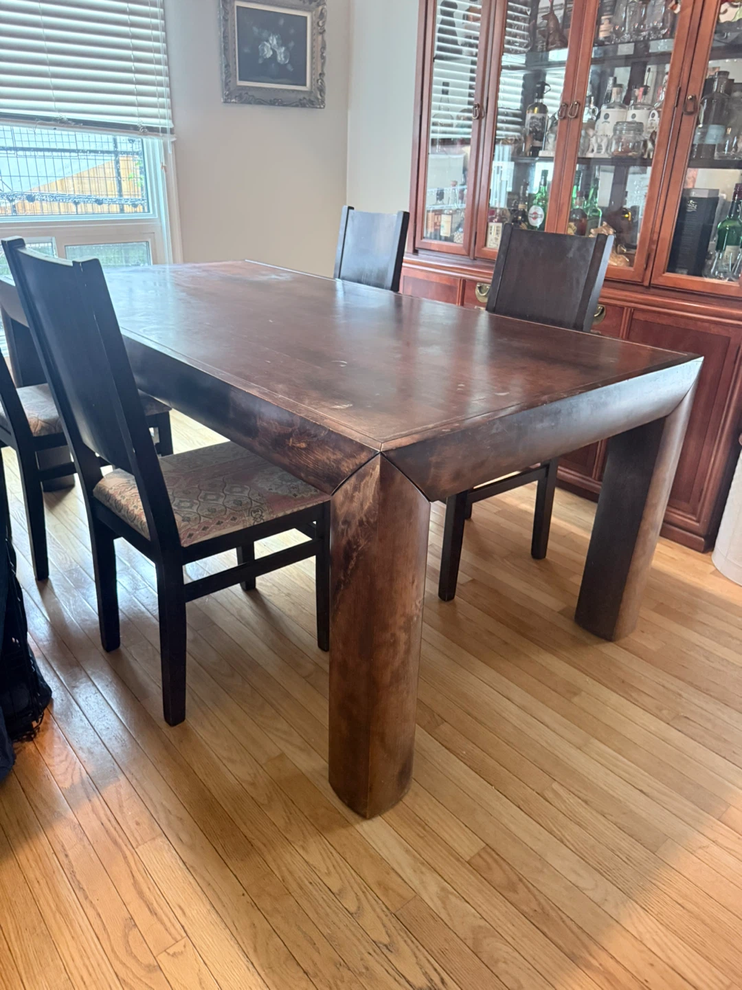 Urban Barn Solid Acacia Wood 8 Seat Dining Set