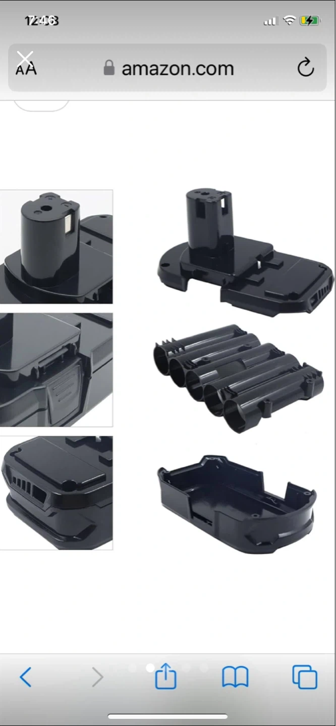 Saniu 8.0 Battery Replacement Housing for Ryobi 18V One+ Tools - photo 2