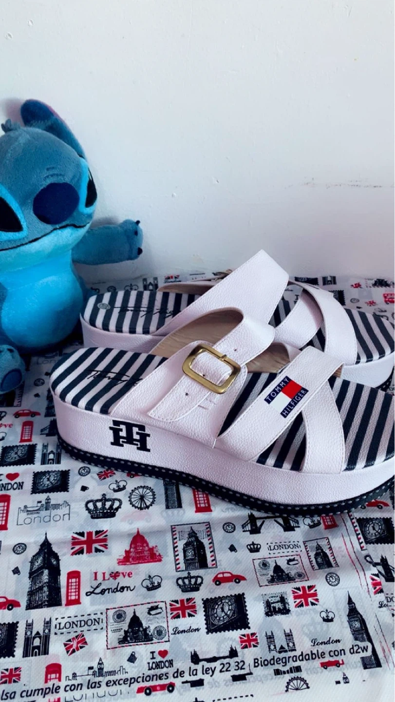 Tommy Hilfiger White Platform Sandals - photo 3