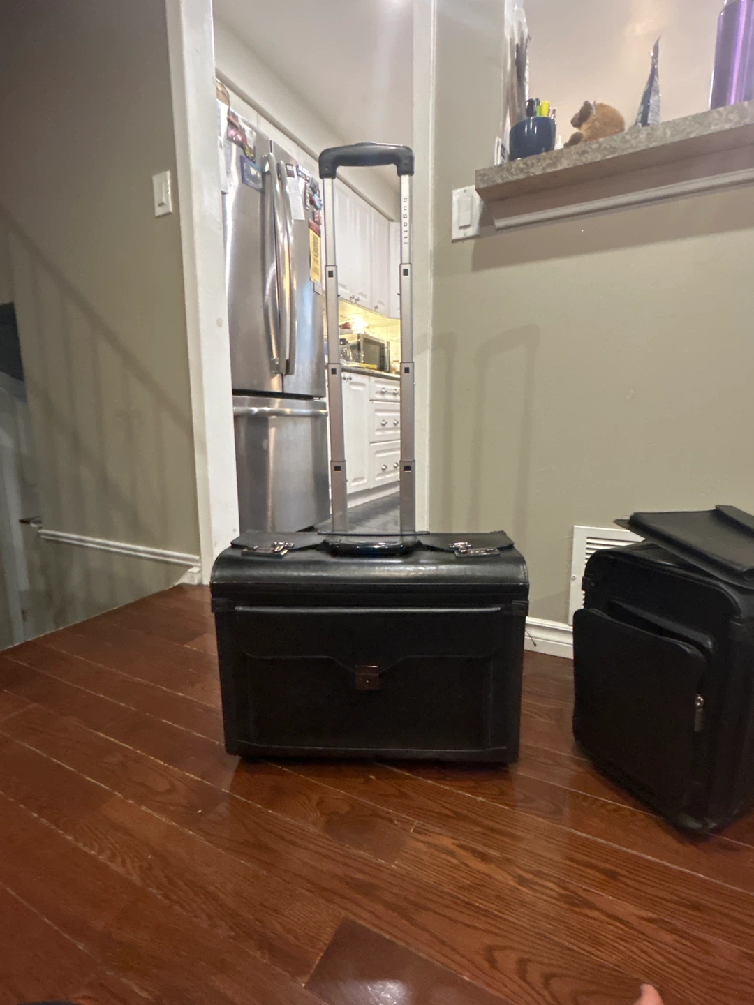 Bugatti Black Rolling Briefcase - photo 3