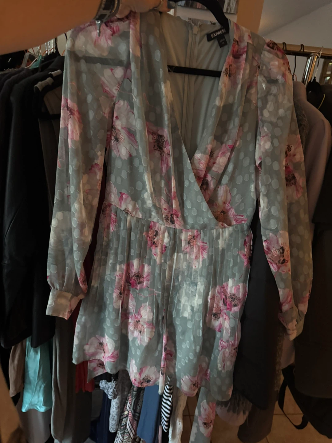 Express Floral Print Romper XS