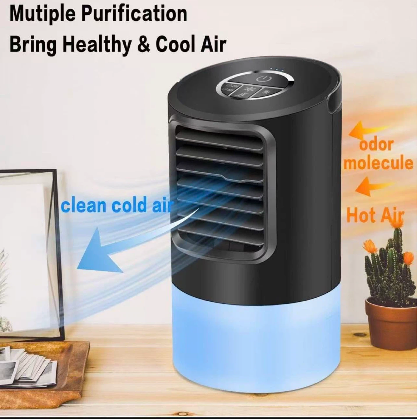 Portable Mini Air Cooler Fan - photo 3