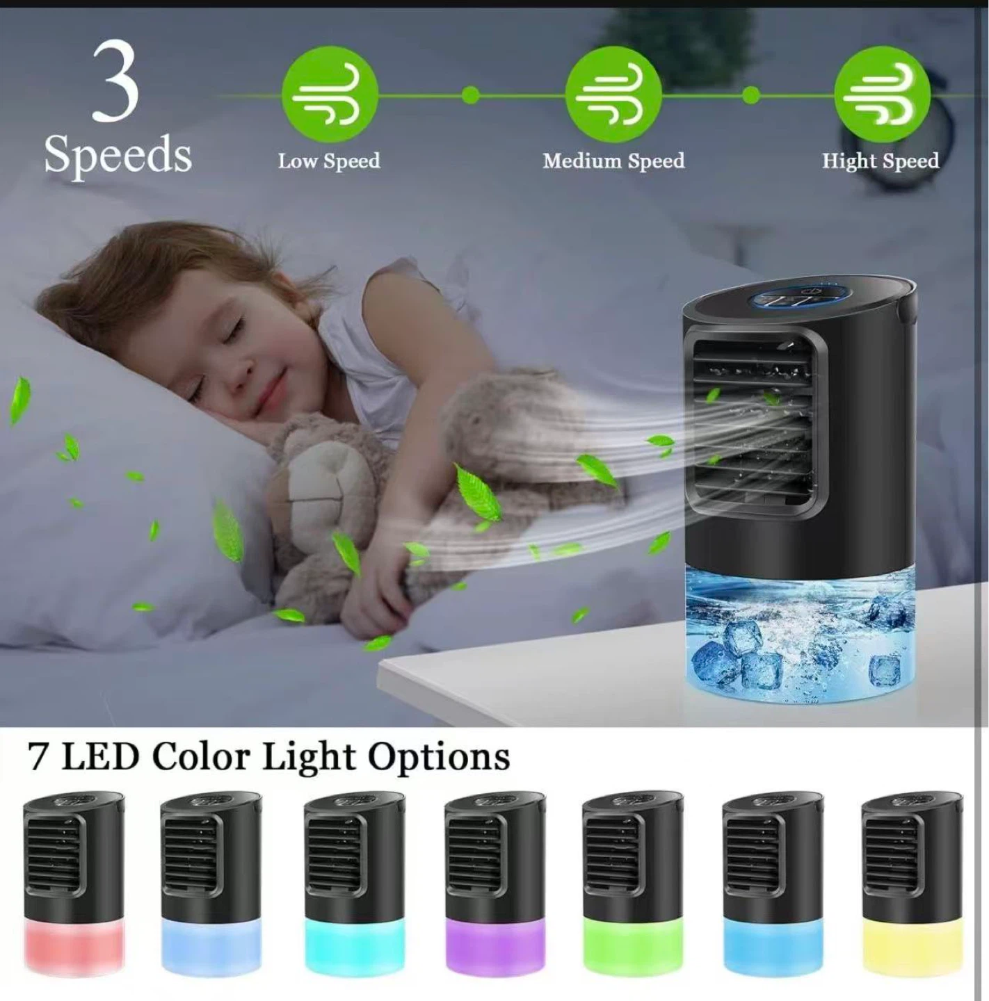 Portable Mini Air Cooler Fan - photo 5
