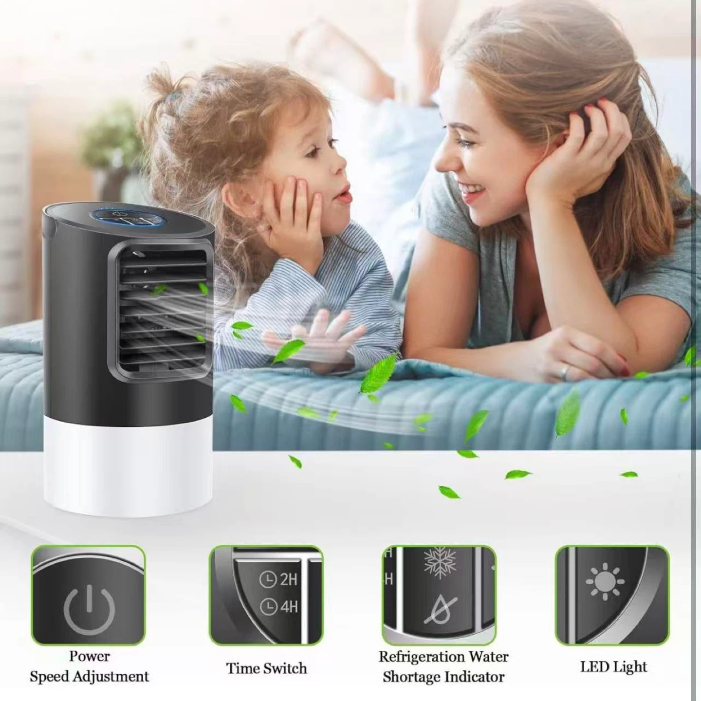 Portable Mini Air Cooler Fan - photo 4