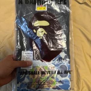 A Bathing Ape T-Shirt - Blue Camo Ape Head