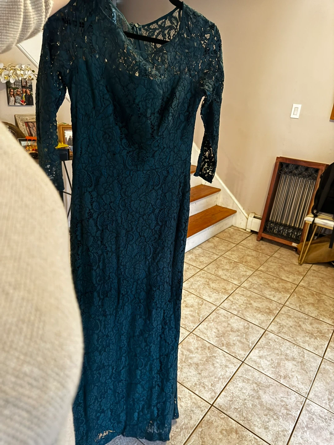 DKNY Women's Lace Formal Dress - photo 2