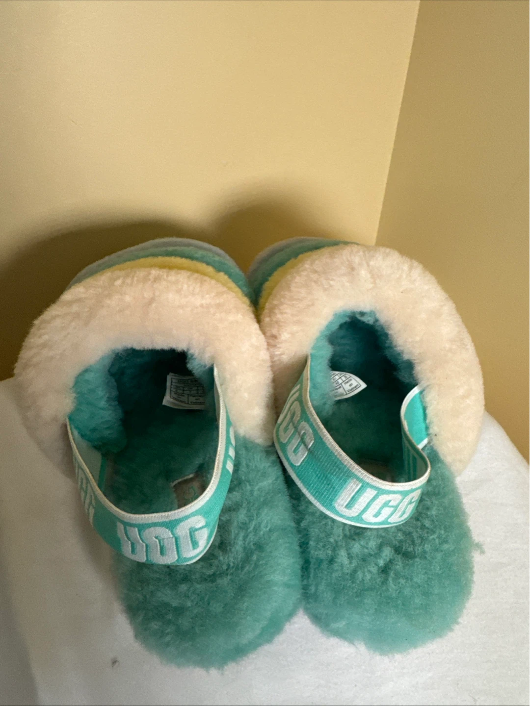 UGG Fluff Yeah Slide Rainbow Slippers - photo 2