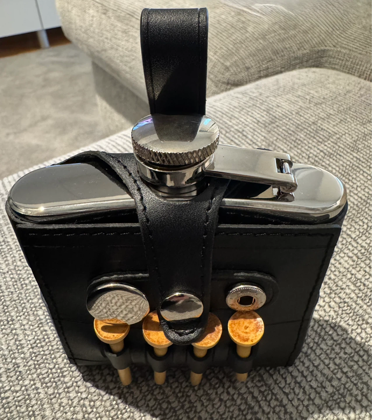 STEAMPUNK ENTHUSIASTS teed up flask - photo 2