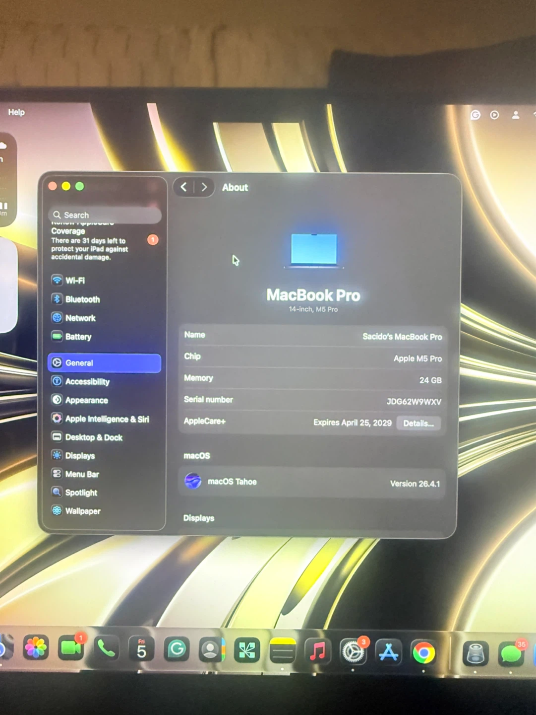 2026 Apple MacBook Pro 14-inch m5 pro chip
