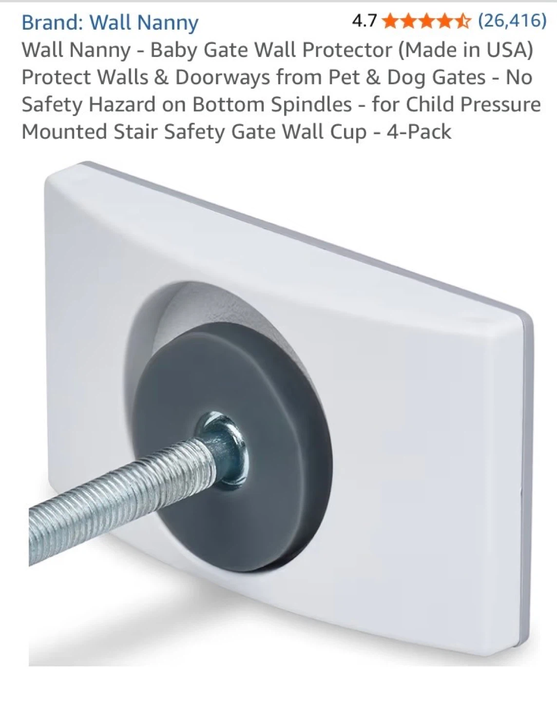 Baby gate and wall protector set - photo 2