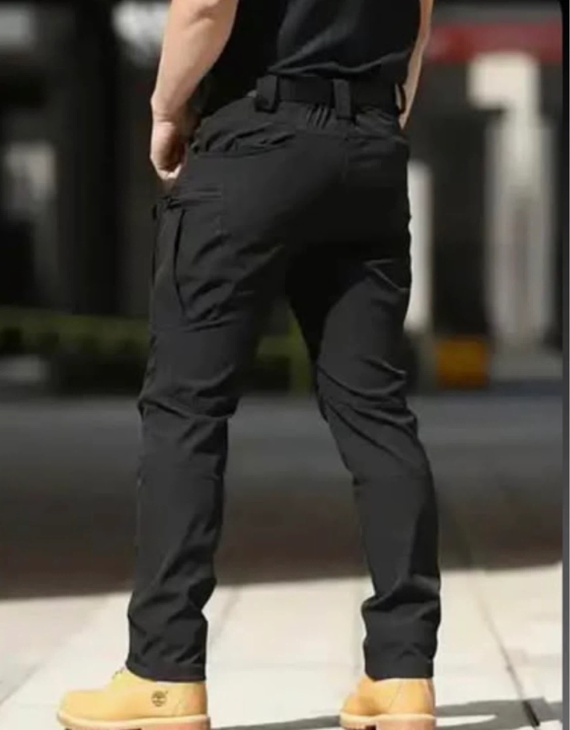 Black Cargo Pants. Size Large (36 waist) - photo 2
