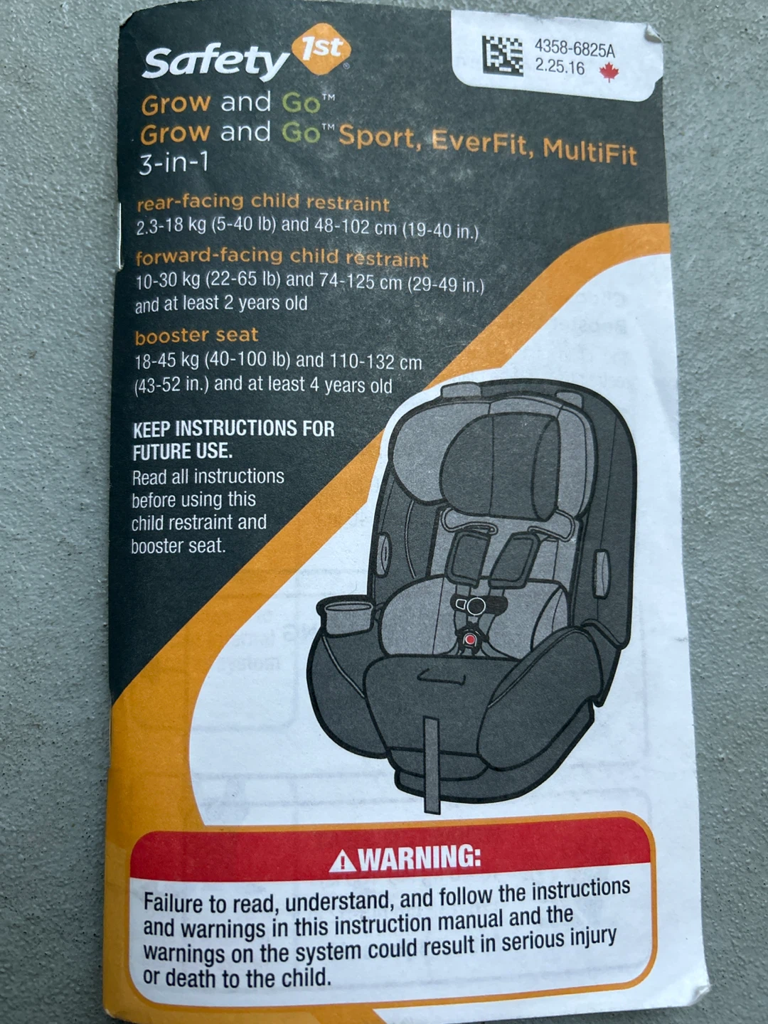 Safety 1st Car Seat - photo 5