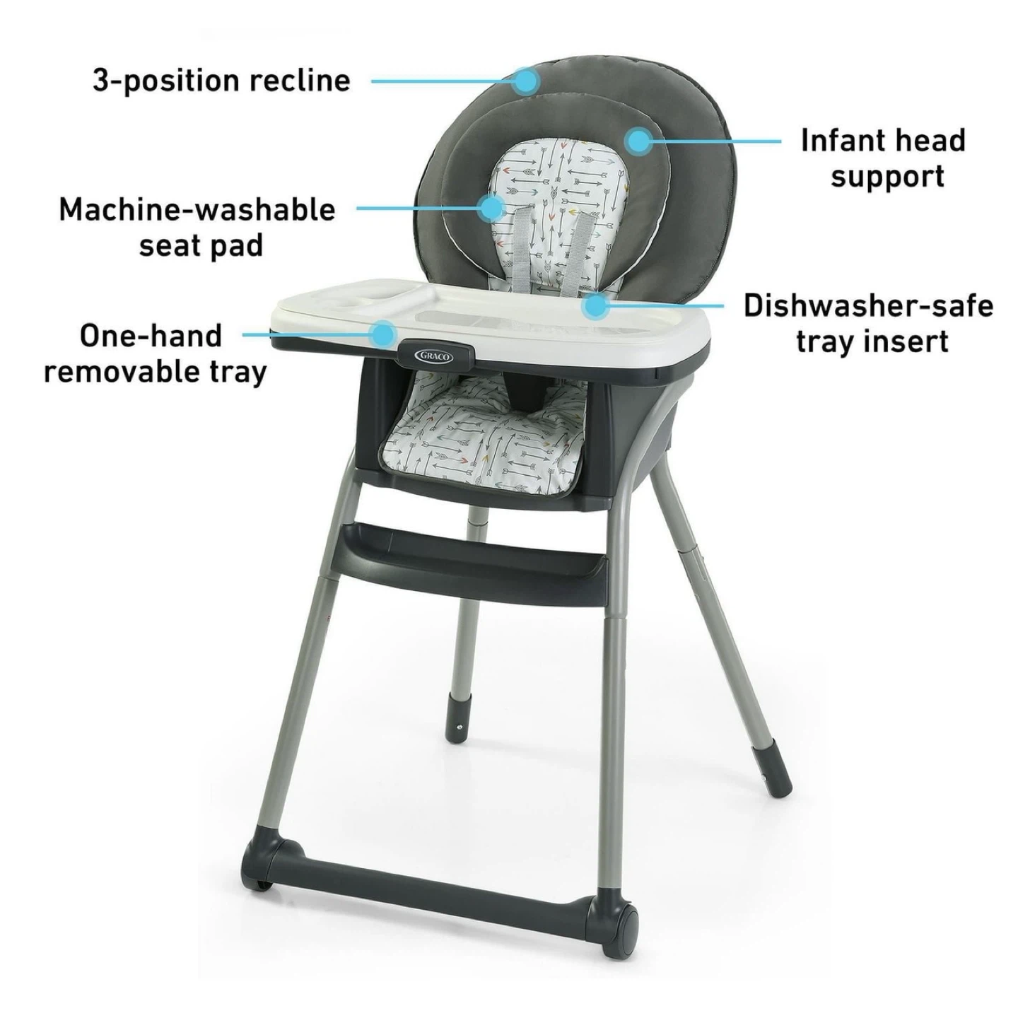 Graco  6-in-1 Highchair - photo 3