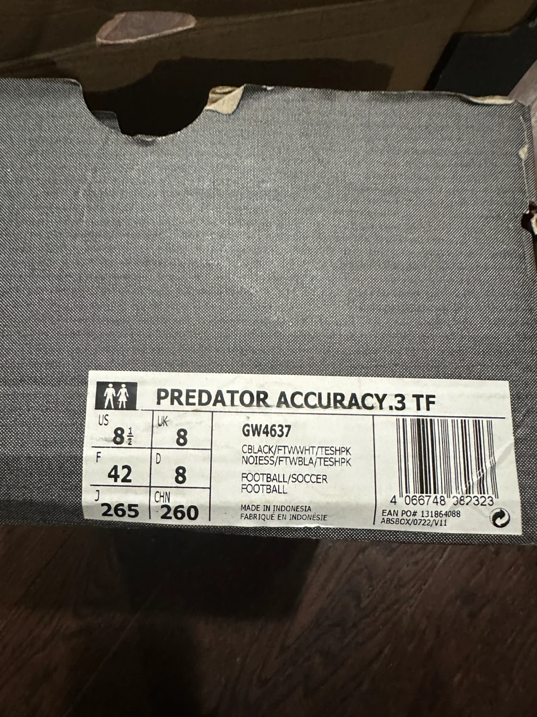 Adidas Predator Accuracy.3 TF Football/Soccer Cleats - photo 3