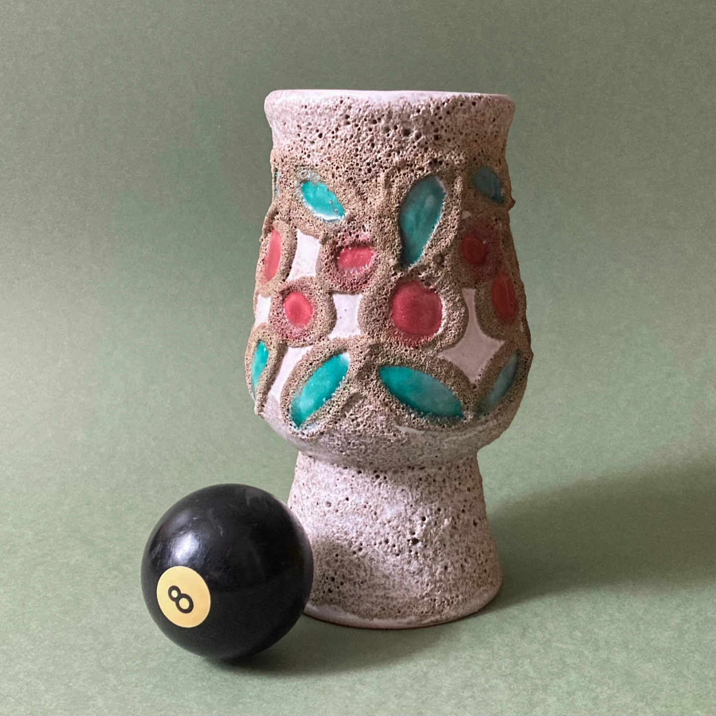 Vintage East German MCM Vase - photo 5