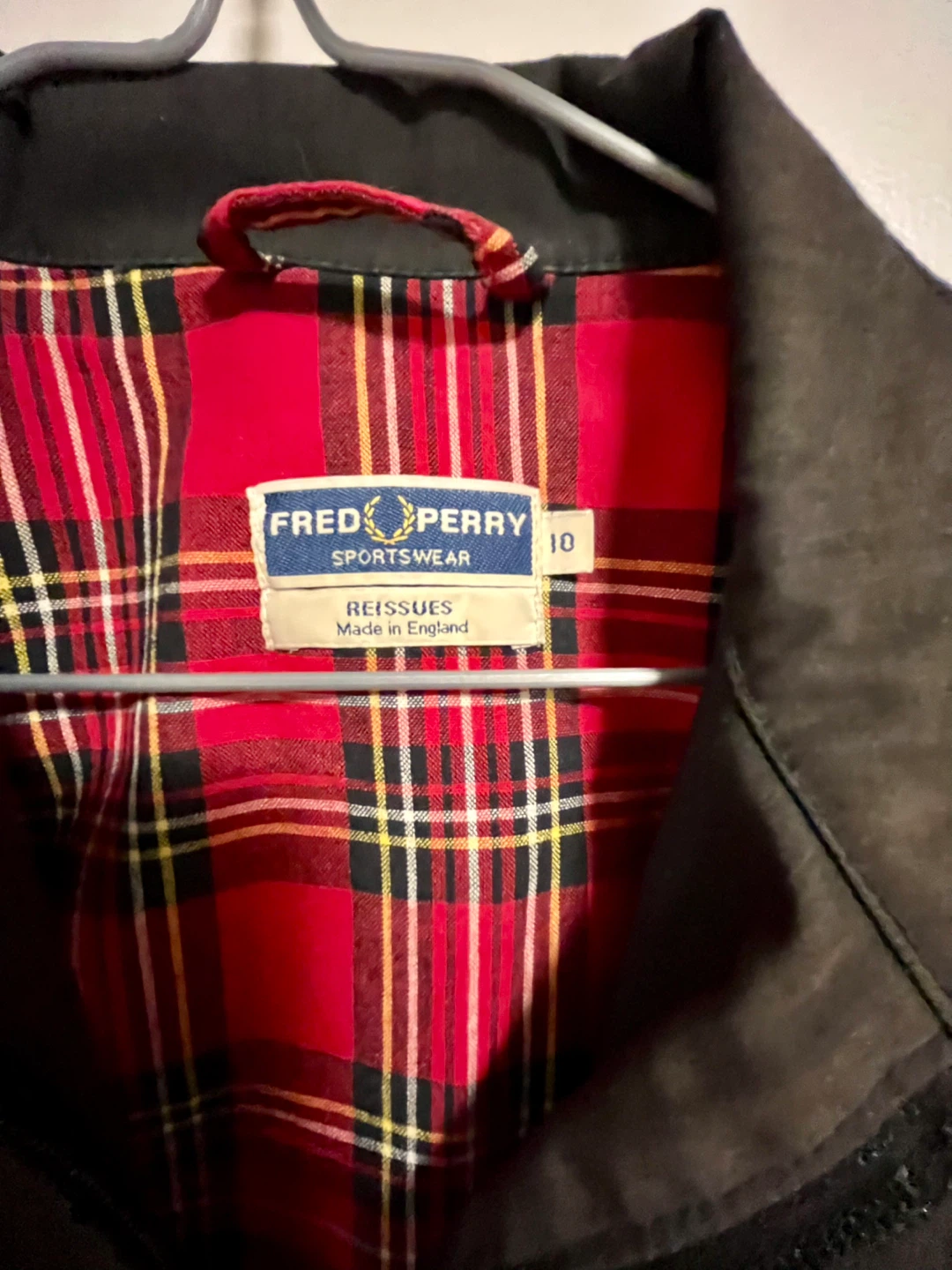 Kids Size Fred Perry Reissues Harrington Jacket Size 10 - photo 2