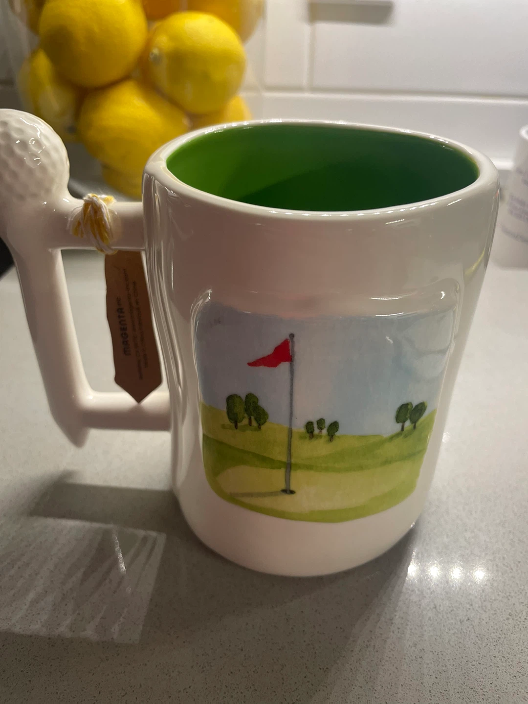 NEW! Rae Dunn ⛳️"Tee-riffic Dad" Golf Mug - photo 2