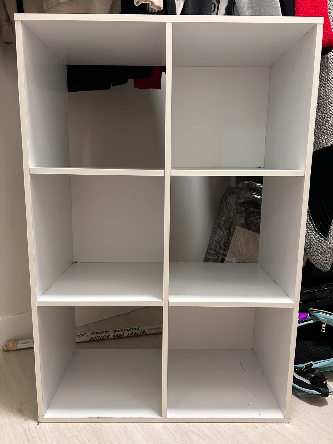 Moving !!!White 6-Cube Storage Shelf