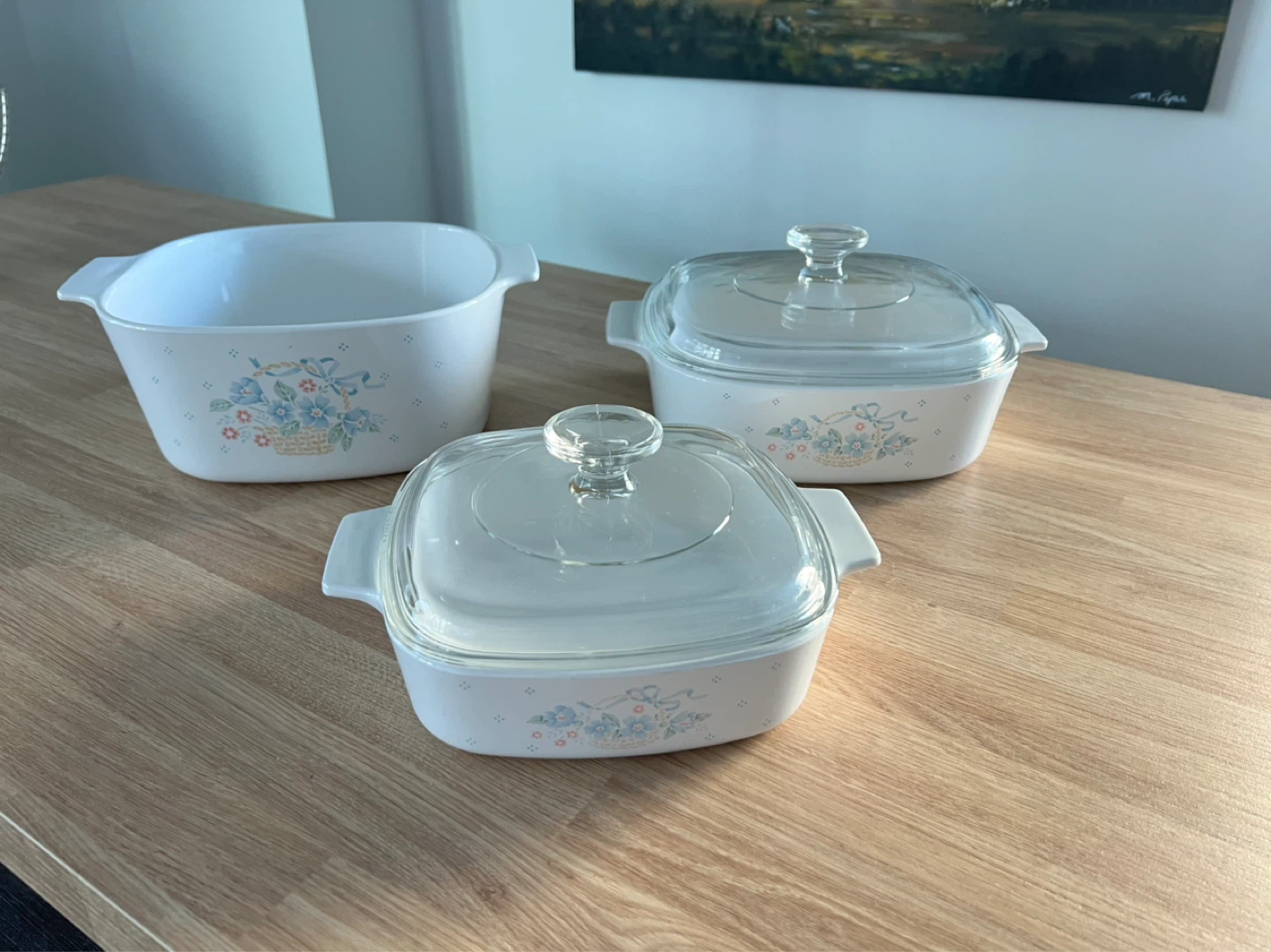 Vintage CorningWare Set with Lids - photo 2