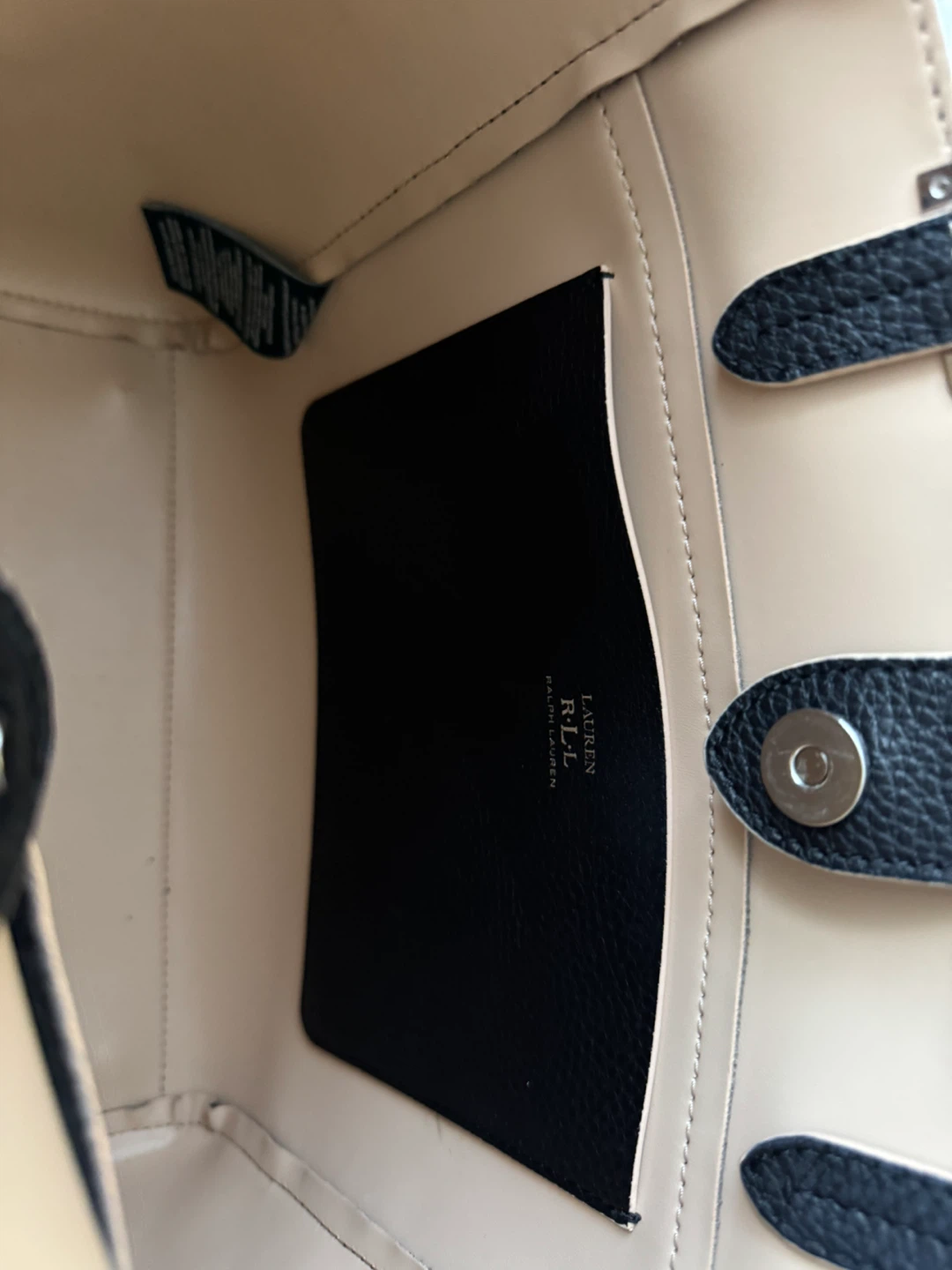 Ralph Lauren Black Leather Tote Bag - photo 5
