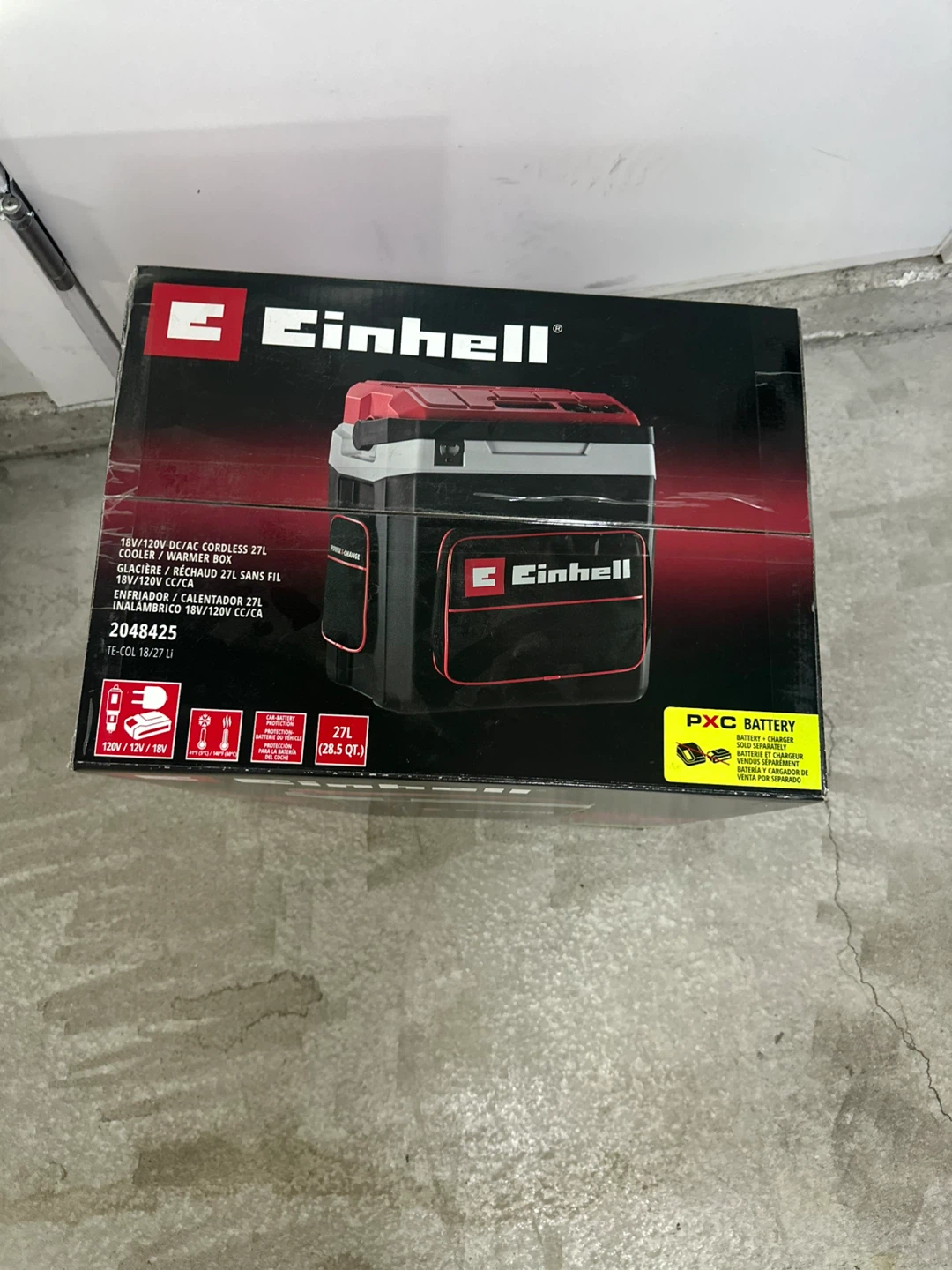 Einhell 18V/120V DC/AC Cordless 27L Cooler/Warmer Box - photo 2