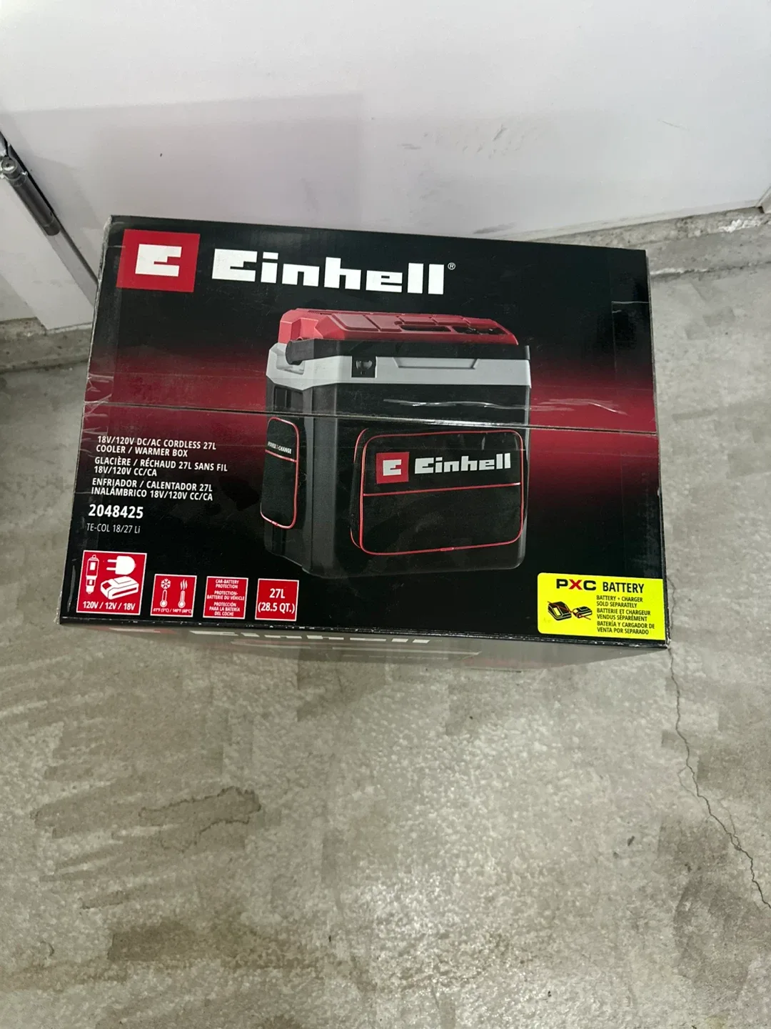 Einhell 18V/120V DC/AC Cordless 27L Cooler/Warmer Box - photo 2