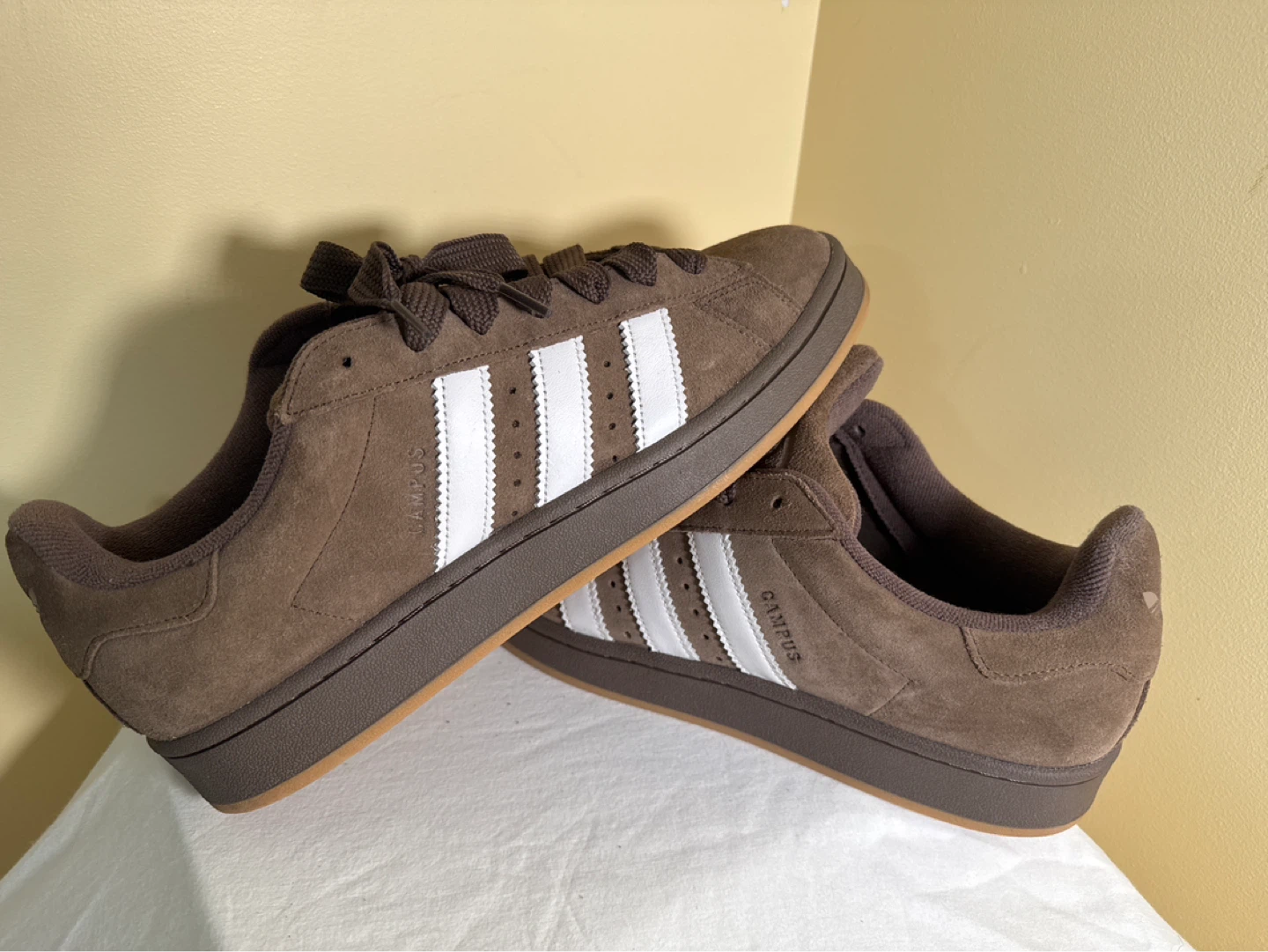 Adidas Campus Brown Suede Sneakers Size 12