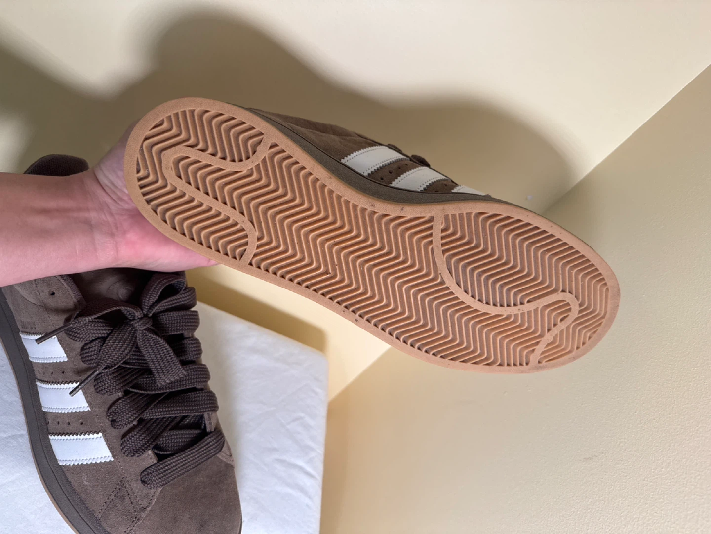 Adidas Campus Brown Suede Sneakers Size 12 - photo 2
