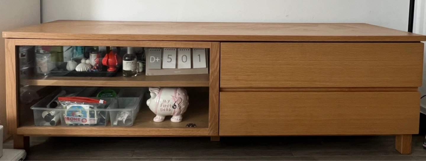 MUJI Oak Veneer AV Rack W150 Cm - photo 2