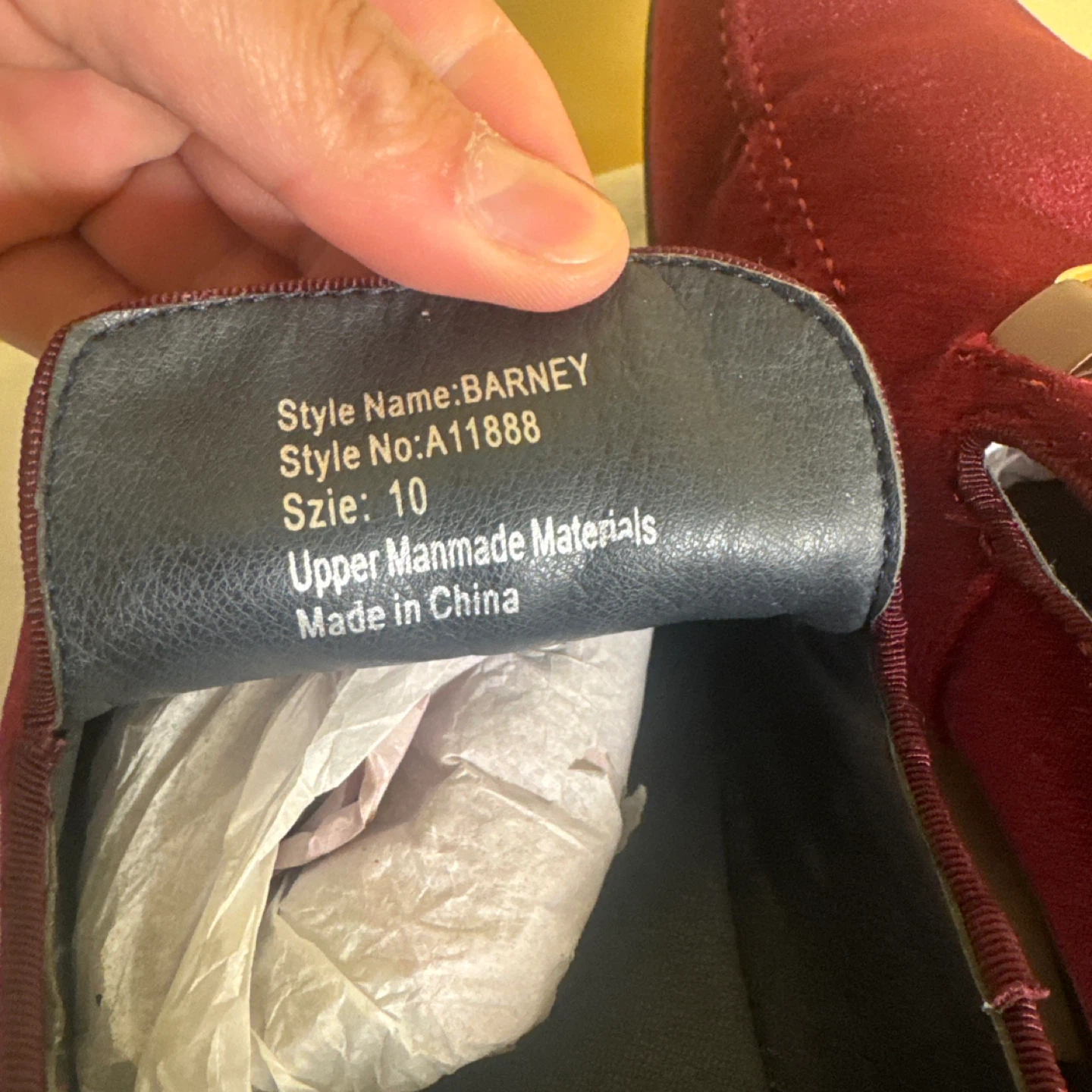 Velvet Loafer Shoes - Size 10 - photo 4