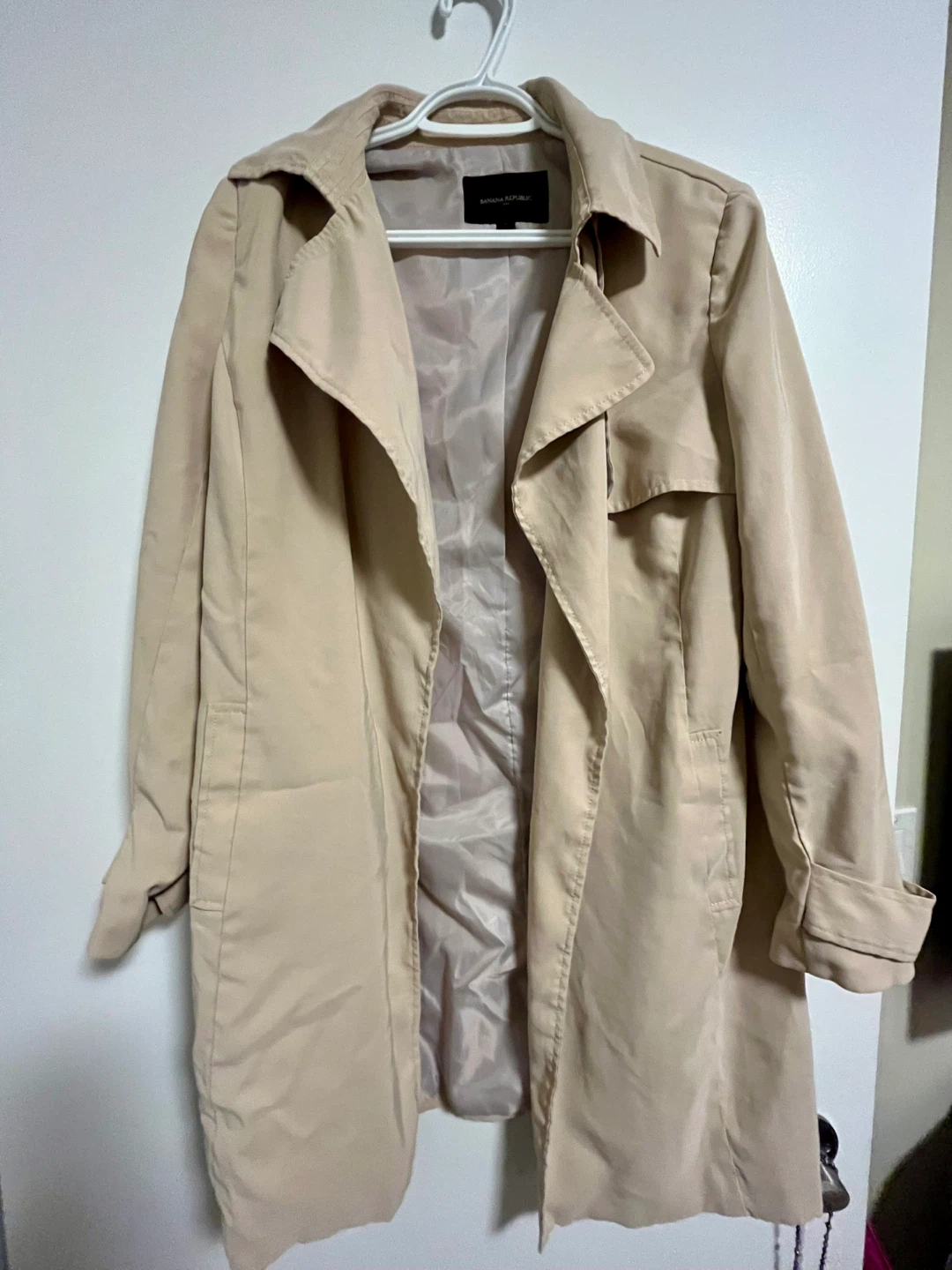 Banana Republic Women's Beige Trench Coat Size S - photo 2