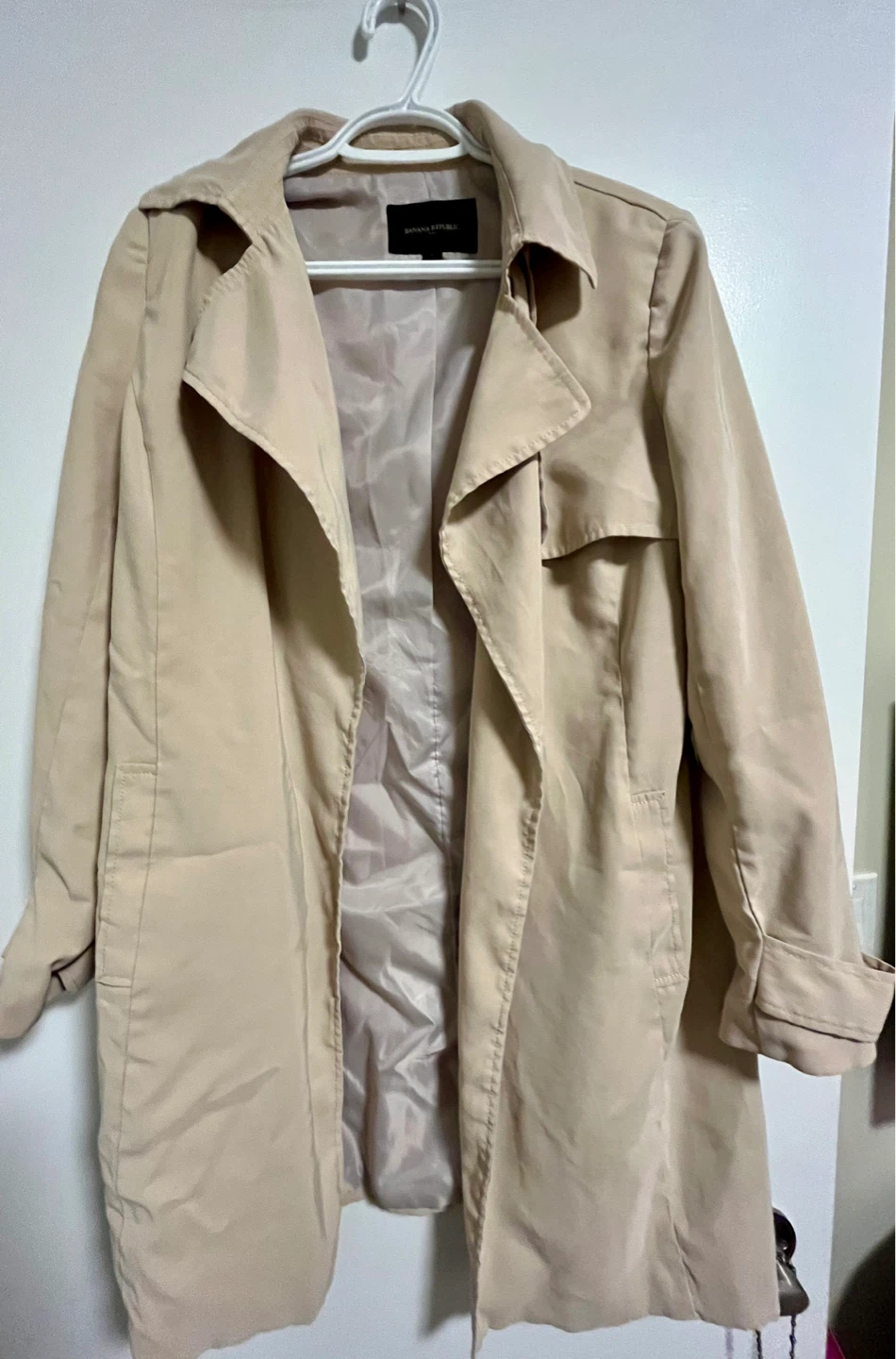 Banana Republic Women's Beige Trench Coat Size S
