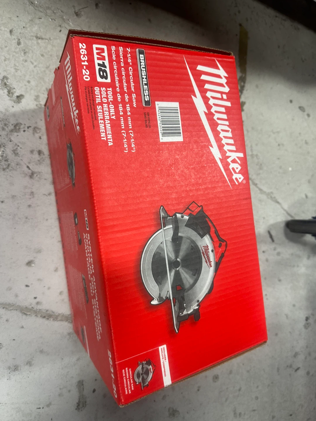 Milwaukee M18 7-1/4" Circular Saw 2631-20 Tool-Only