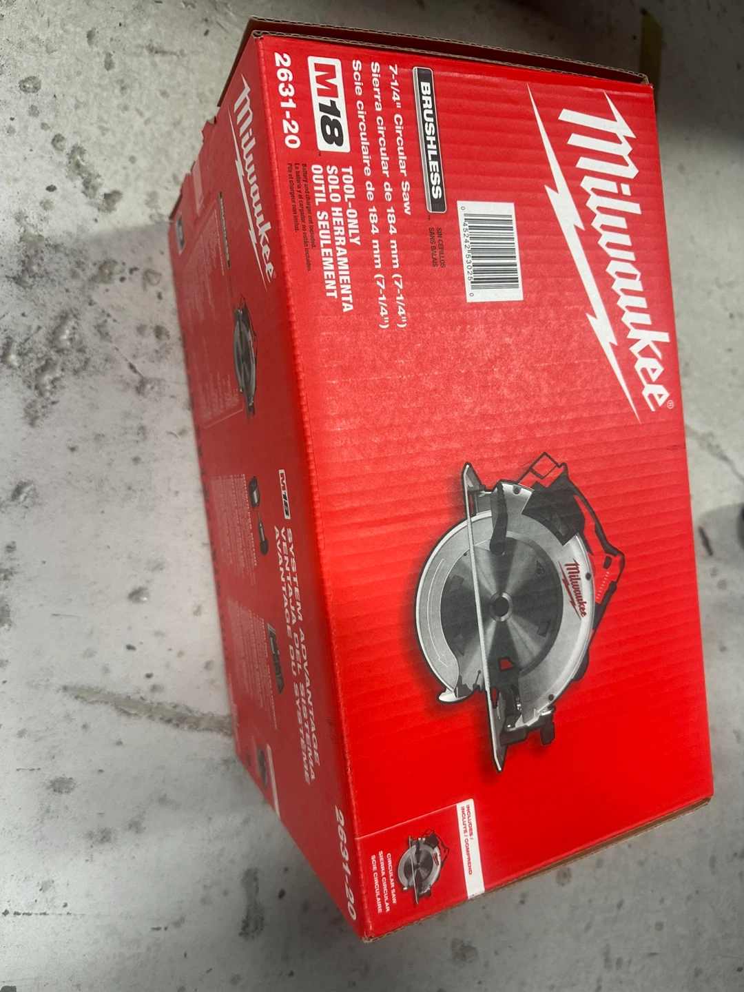 Milwaukee M18 7-1/4" Circular Saw 2631-20 Tool-Only - photo 2