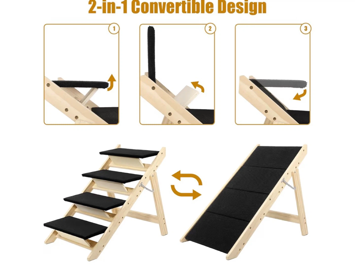 Convertible Pet Stairs and Ramp - photo 2