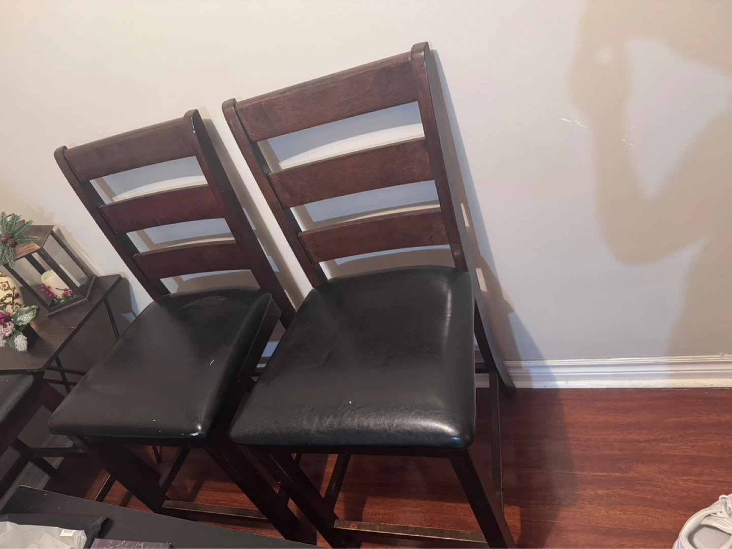 Wooden Counter Height Chairs - Set of 4 - photo 2