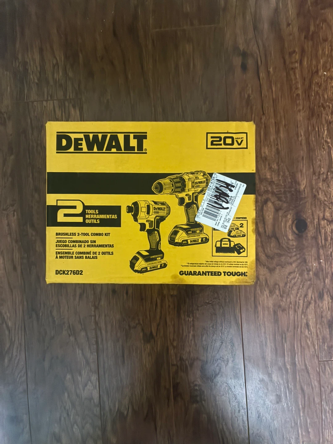 DEWALT 20V MAX Brushless Drill & Impact Kit