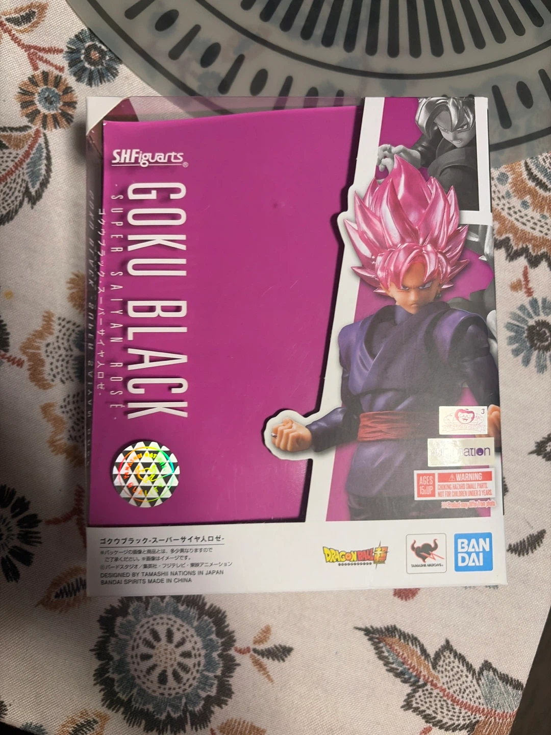 Bandai S.H.Figuarts Goku Black Super Saiyan Rose Action Figure - photo 2