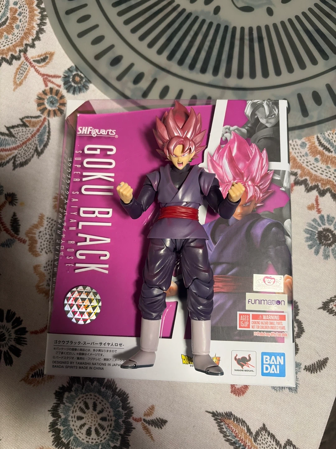 Bandai S.H.Figuarts Goku Black Super Saiyan Rose Action Figure