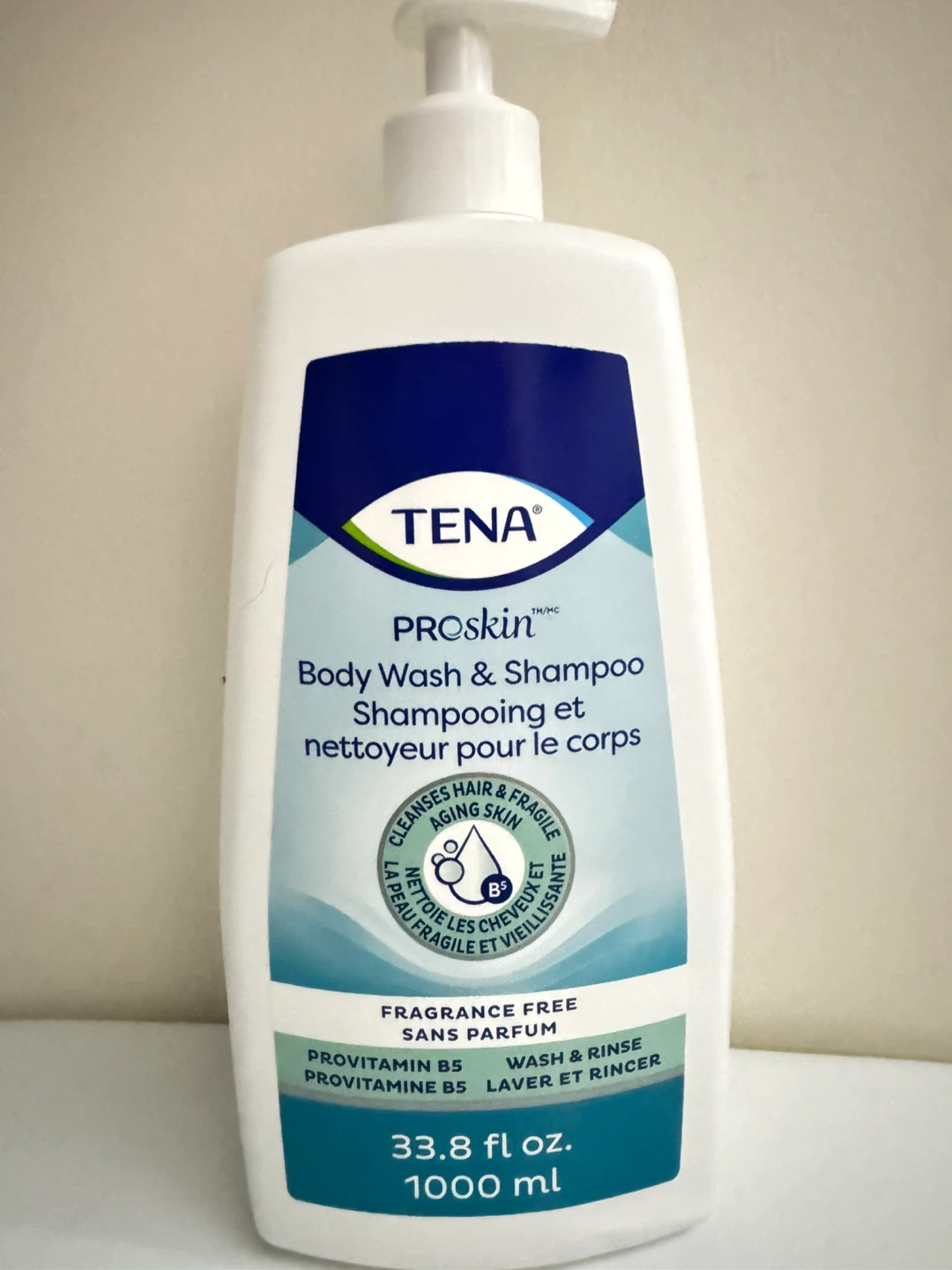 TENA Proskin Body Wash & Shampoo 33.8 fl oz - photo 2